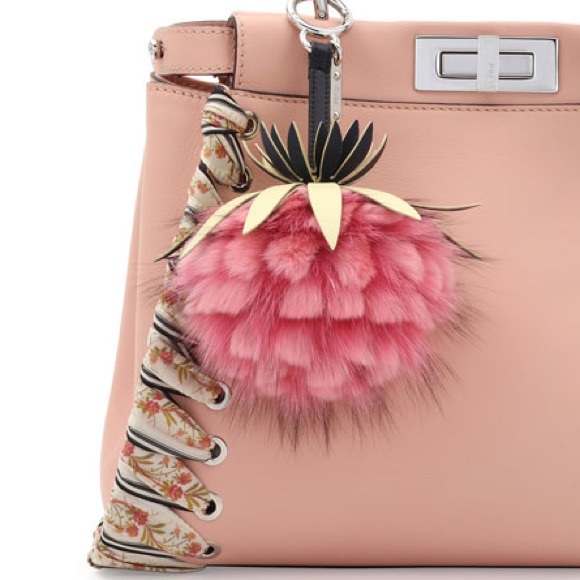 [SOLD OUT] Fendi Fruits ‘Pineapple’ Mink Keychain - Picture 2 of 6